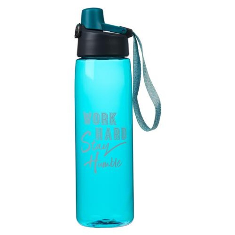 plastic-water-bottle-work-hard-stay-humble Plastic Water Bottle - Work Hard, Stay Humble
