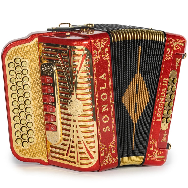 sonola-legenda-iii-accordion-6-switch-fbe-ead-red-glitter-with-gold Sonola Legenda III Accordion 6 Switch FBE-EAD Red Glitter with Gold