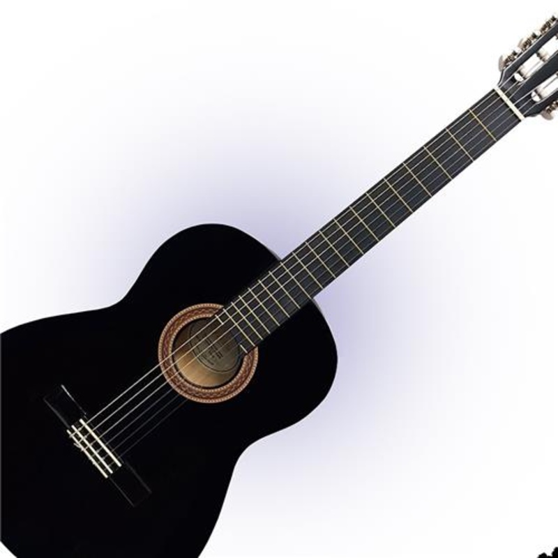 vizuela-4-4-full-classic-guitar-black Vizuela 4/4 Full Classic Guitar Black