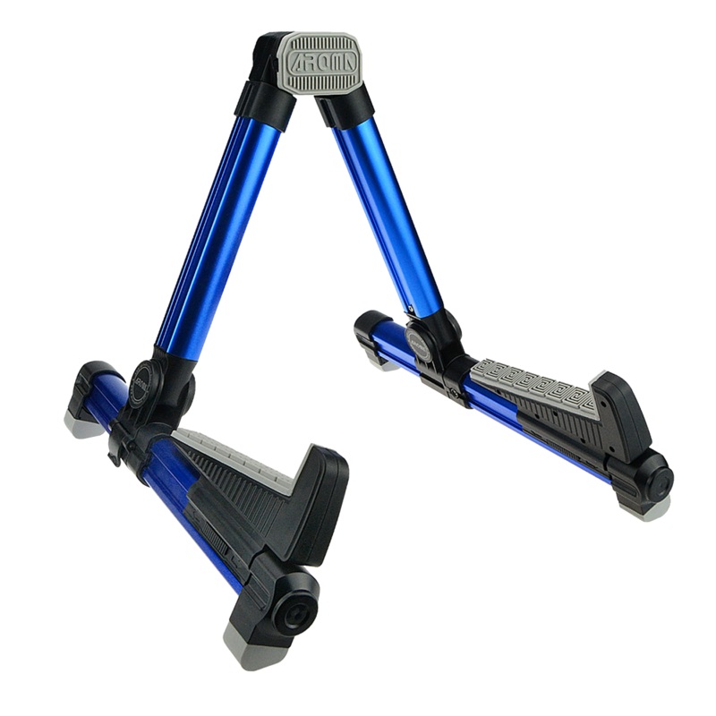 aroma-ags08-blue-guitar-stand Aroma AGS08 Blue Guitar Stand