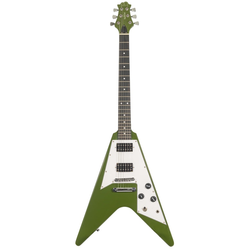 babilon-arrowhead-electric-guitar-military-green Babilon Arrowhead Electric Guitar Military Green