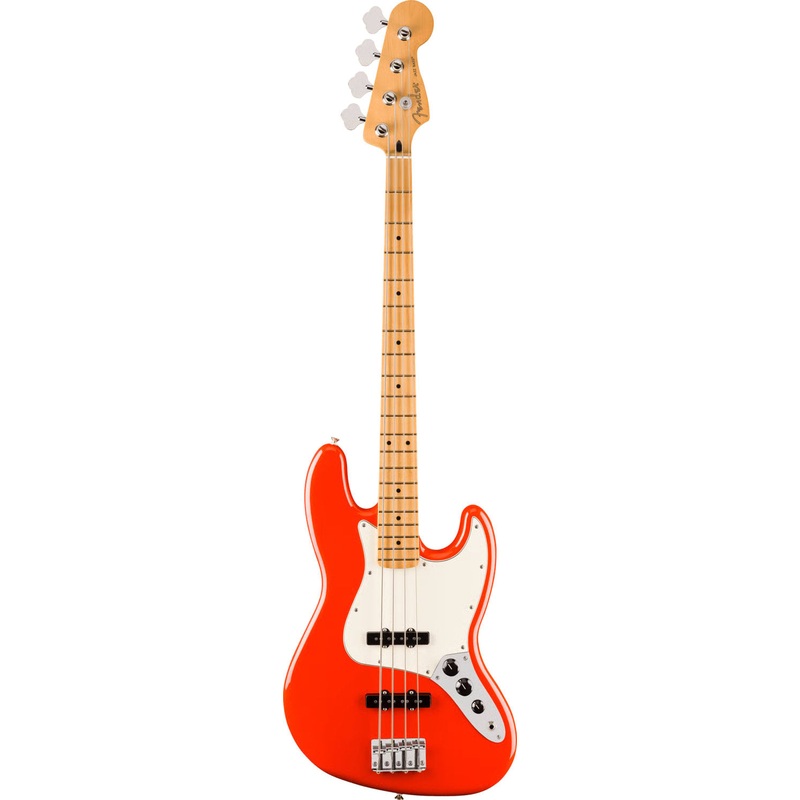 fender-player-ii-jazz-bass-in-coral-red Fender Player II Jazz Bass in Coral Red