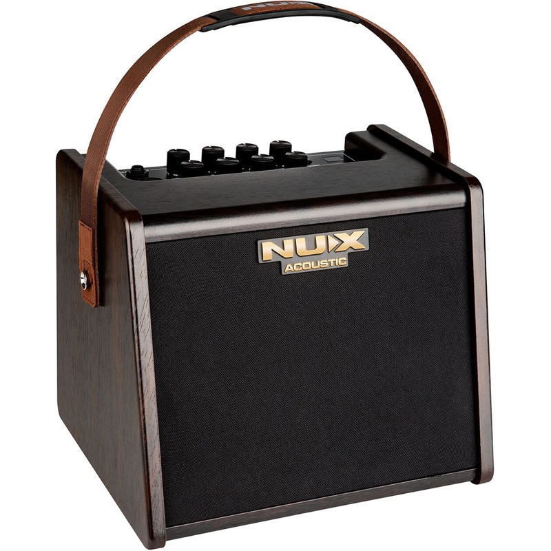 nux-ac25-stageman-2-channel-25w-battery-operated-acoustic-amplifier NUX AC25 Stageman 2-Channel, 25W Battery Operated Acoustic Amplifier