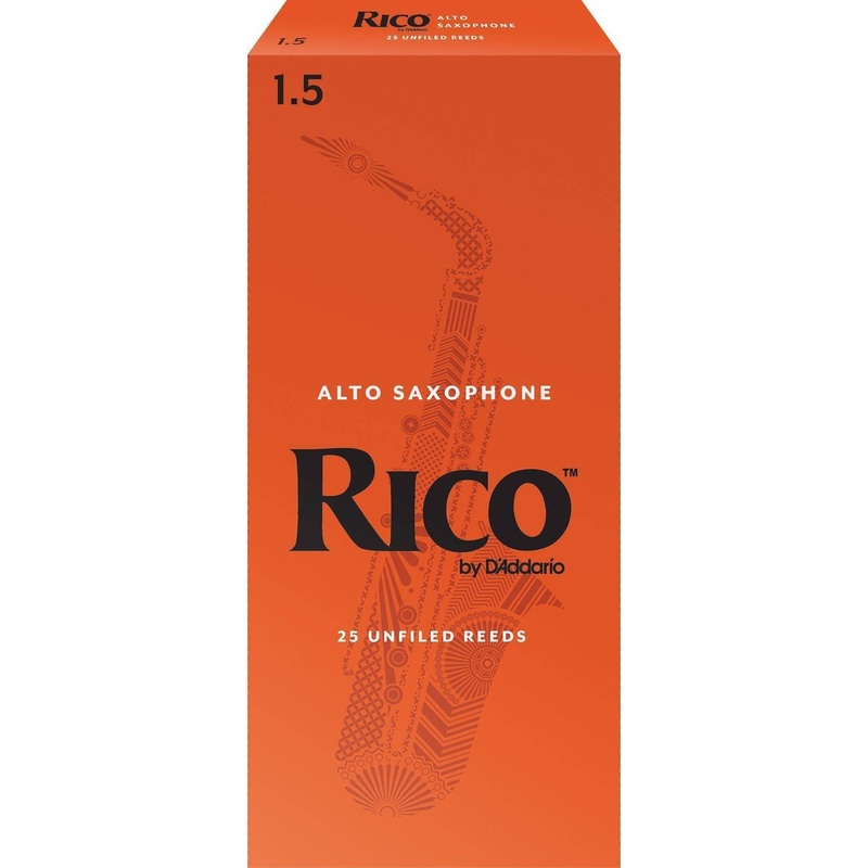rico-rja2515-alto-sax-reeds-1-5-box-of-25 Rico RJA2515 Alto Sax Reeds #1.5 Box of 25