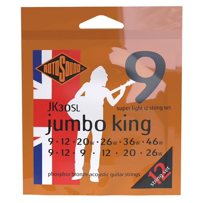 rotosound-jk30sl-jumbo-king-12-string-phosphor-bronze Rotosound JK30SL Jumbo King 12 String Phosphor Bronze