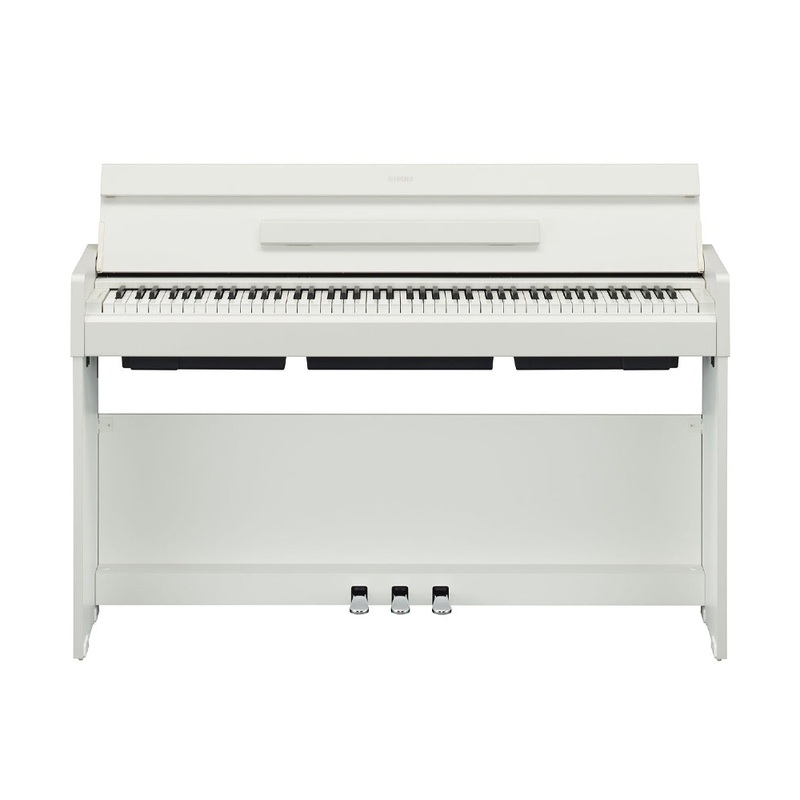 yamaha-arius-ydp-s35-slim-88-note-console-digital-piano-white-walnut-new Yamaha Arius YDP-S35 Slim 88-Note Console Digital Piano, White Walnut | New