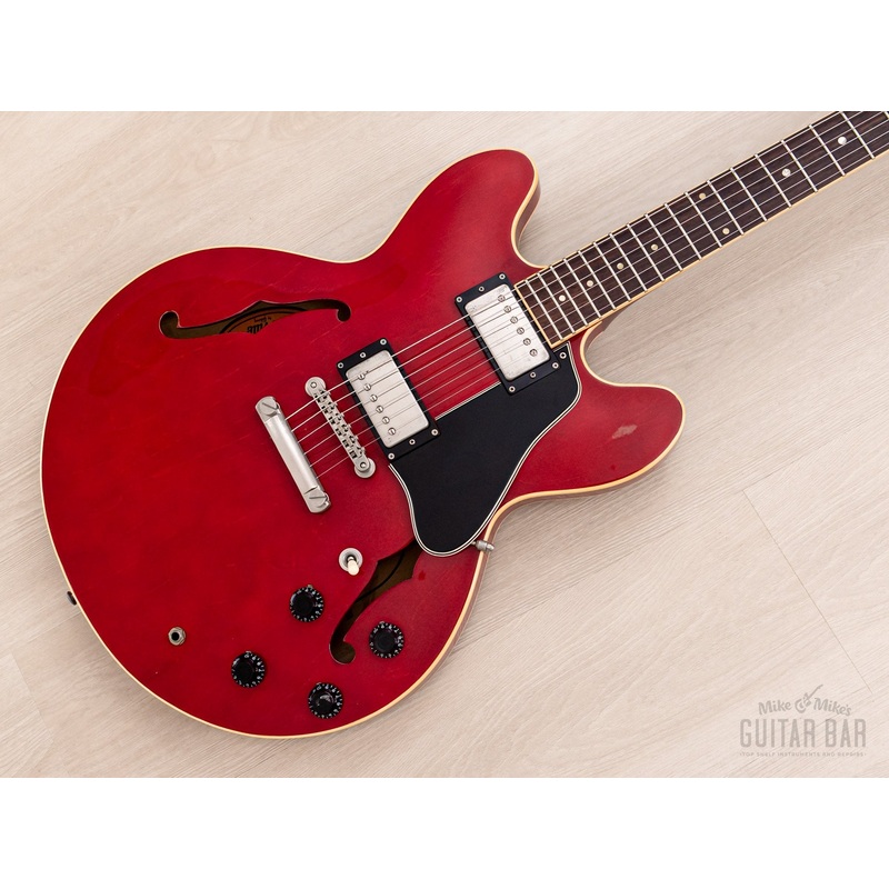 1997-orville-es-335-gibson-licensed-semi-hollow-guitar-cherry-japan-terada 1997 Orville ES-335 Gibson-Licensed Semi-Hollow Guitar Cherry, Japan Terada