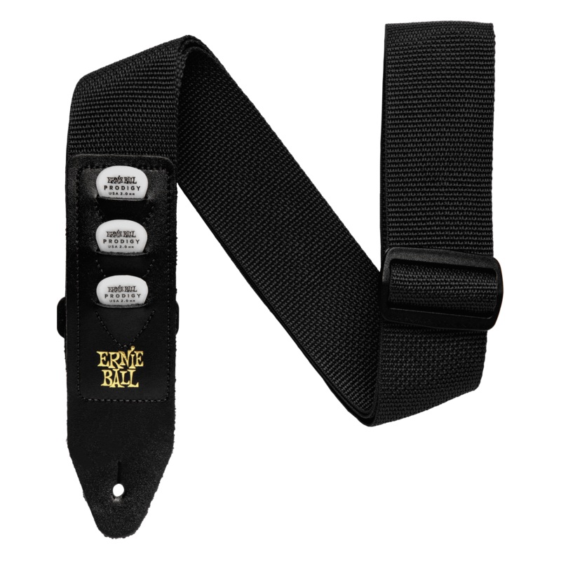 ernie-ball-polypro-pickholder-guitar-strap-bass-strap-black Ernie Ball Polypro Pickholder Guitar Strap/Bass Strap Black