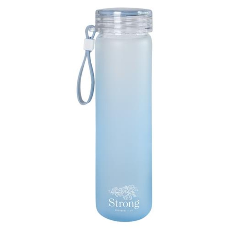 frosted-glass-water-bottle-strong Frosted Glass Water Bottle - Strong