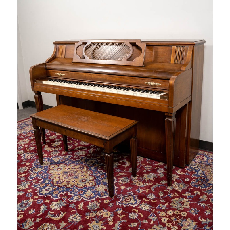 lyon-healy-4106-console-piano-polished-mahogany-sn-242459-used Lyon & Healy 4106 Console Piano | Polished Mahogany | SN: 242459 | Used
