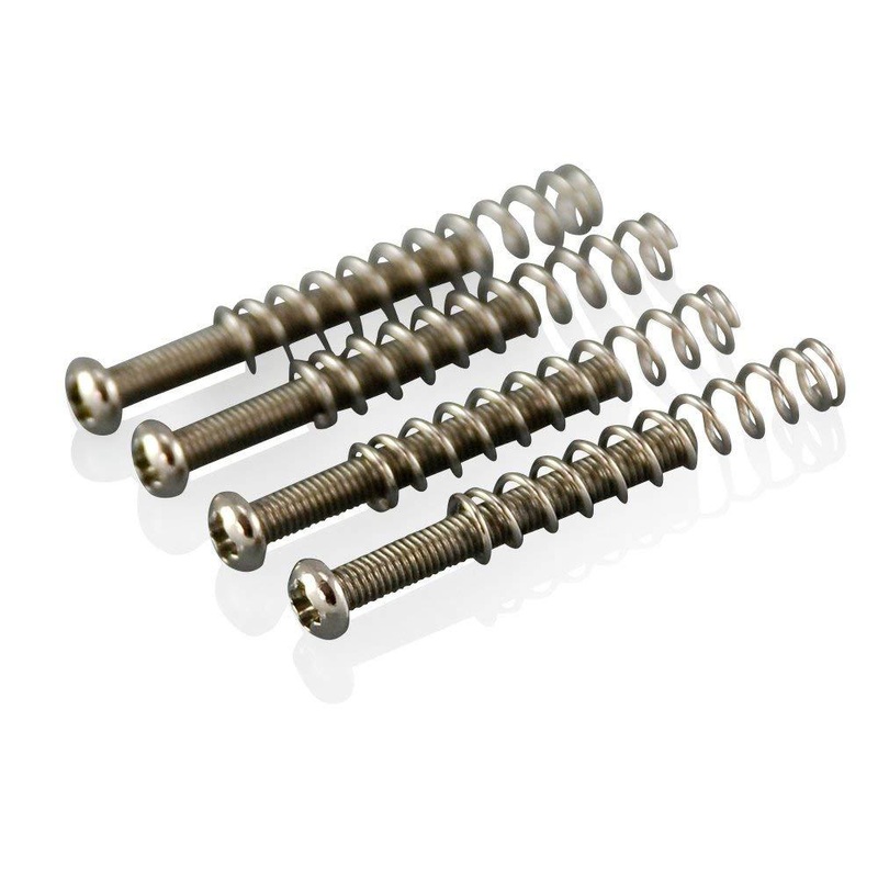 vanson-4-x-chrome-humbucker-pickup-mounting-screws-springs-3mm-for-les-paul-sg-es VANSON 4 x Chrome Humbucker Pickup Mounting Screws & Springs, 3mm, for Les Paul, SG, ES