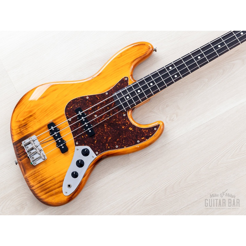 1988-fender-order-made-jazz-bass-62-vintage-reissue-jb62-70-charcoal-burst-japan-mij-fujigen 1988 Fender Order Made Jazz Bass '62 Vintage Reissue JB62-70 Charcoal Burst, Japan MIJ Fujigen