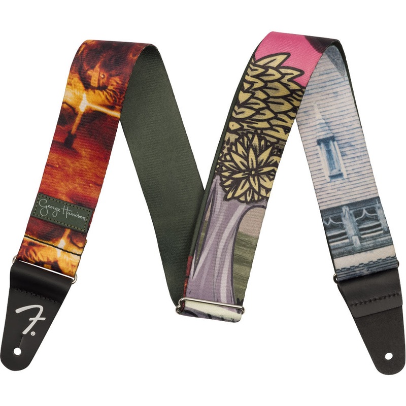 fender-george-harrison-all-things-must-pass-friar-park-2-in-guitar-strap Fender George Harrison All Things Must Pass Friar Park 2 in. Guitar Strap