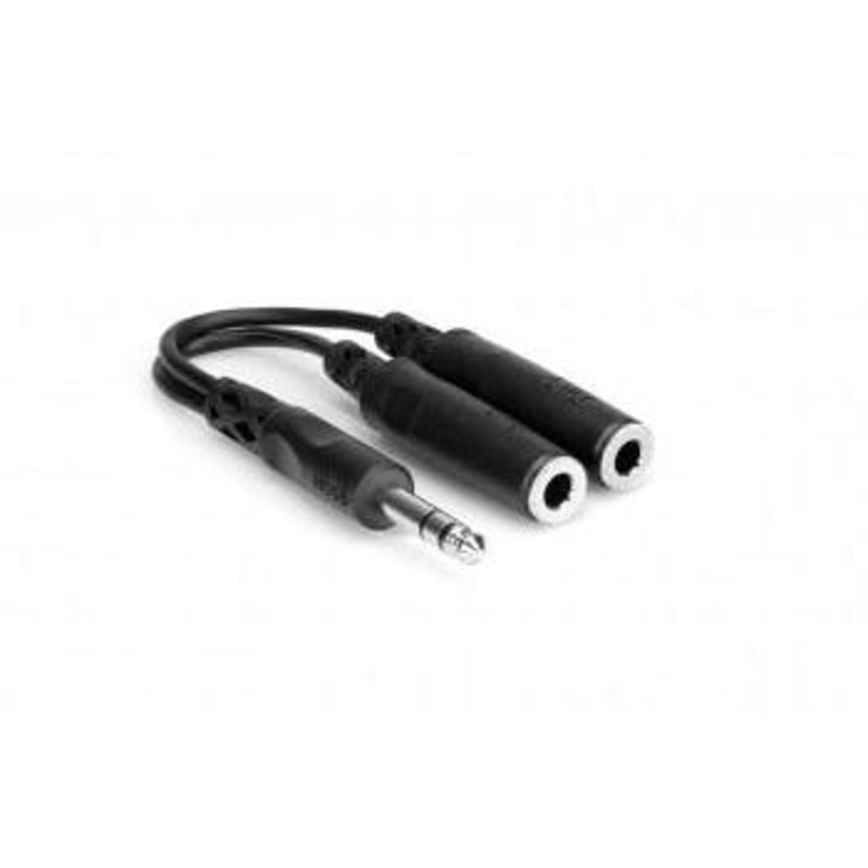 hosa-ypp-118-y-cable-dual-1-4-female-1-4-male-trs Hosa YPP-118 Y-Cable Dual 1/4" Female-1/4" Male TRS