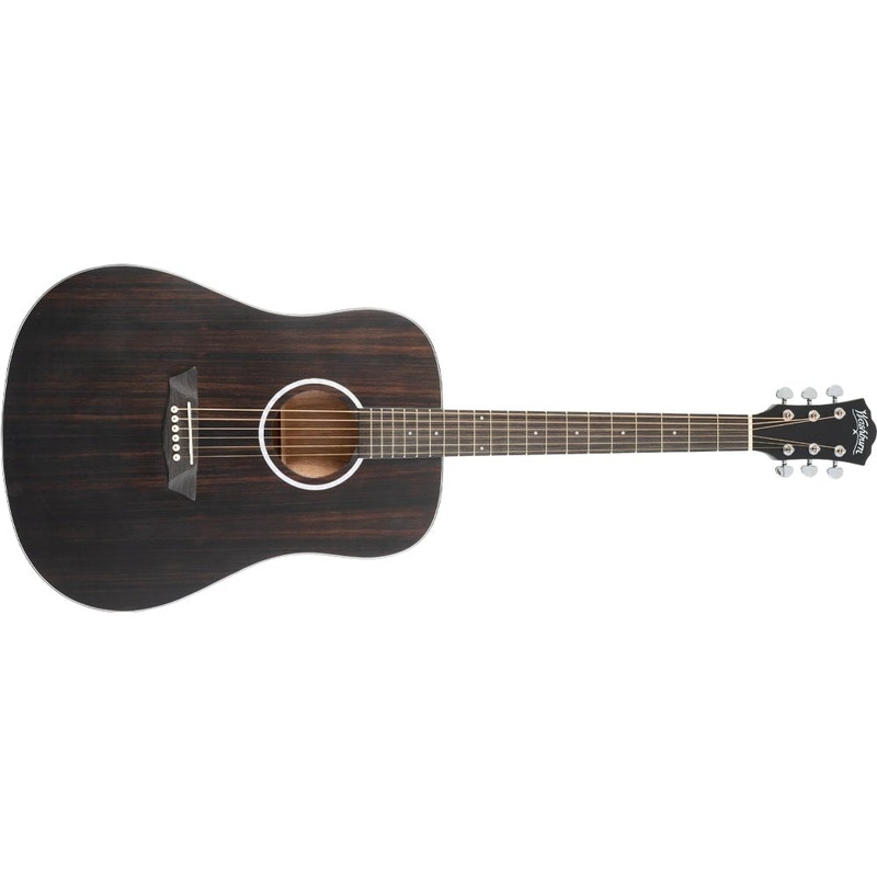 washburn-deep-forest-dreadnought-acoustic-guitar-striped-ebony Washburn Deep Forest Dreadnought Acoustic Guitar-Striped Ebony