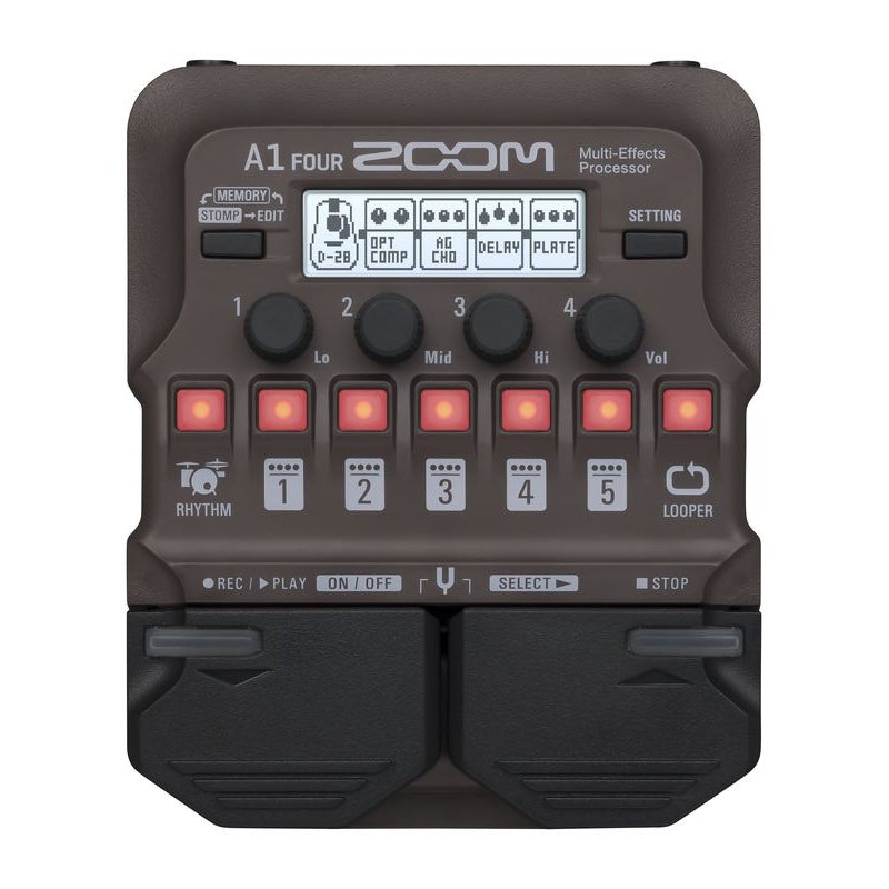 zoom-a1four-acoustic-multi-effects-pedal Zoom A1FOUR Acoustic Multi-Effects Pedal