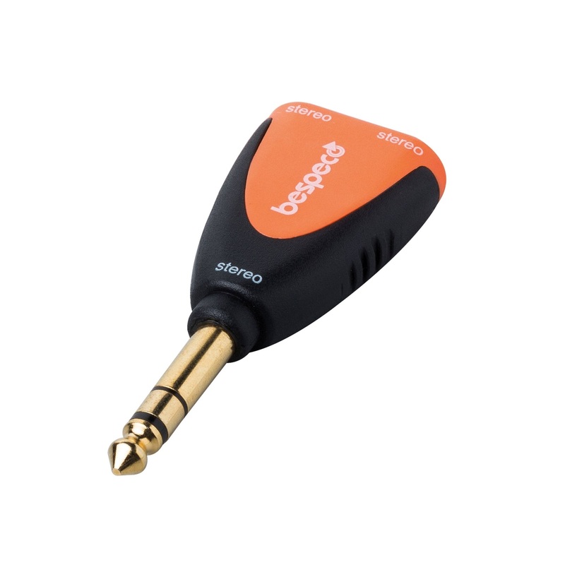 6-3mm-stereo-jack-2-x-3-5mm-f-stereo-adaptor 6.3mm Stereo Jack - 2 x 3.5mm F Stereo Adaptor