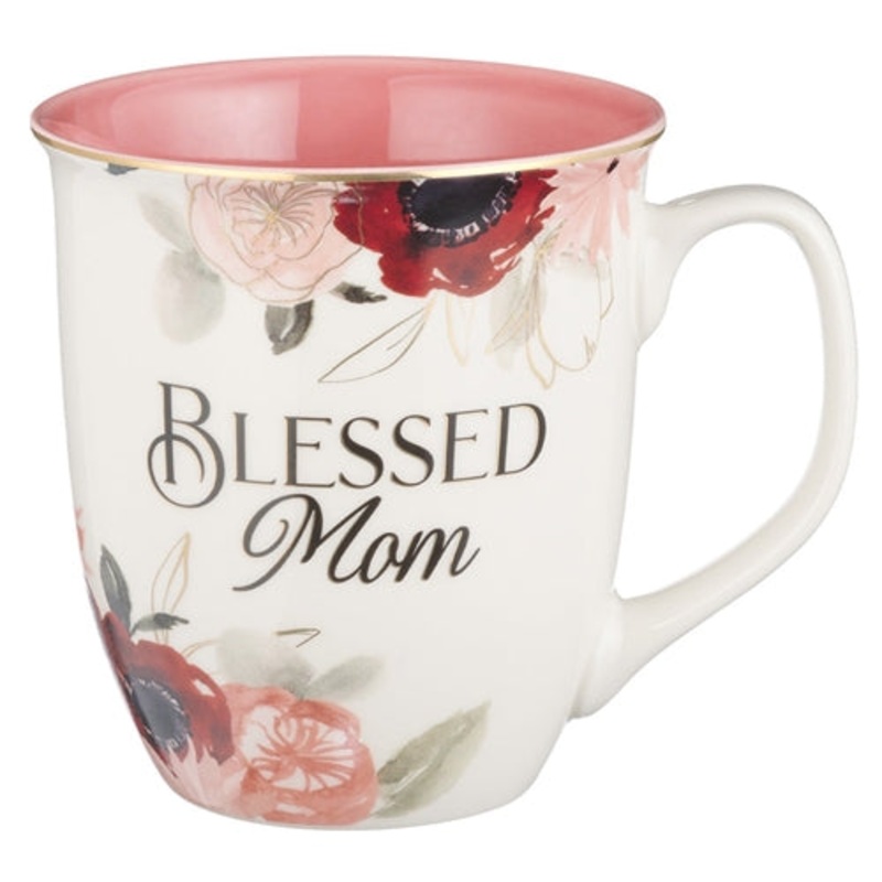 ceramic-mug-blessed-mom-pink-floral-ceramic-mug-with-pink-interior Ceramic Mug - Blessed Mom Pink Floral Ceramic Mug with Pink Interior