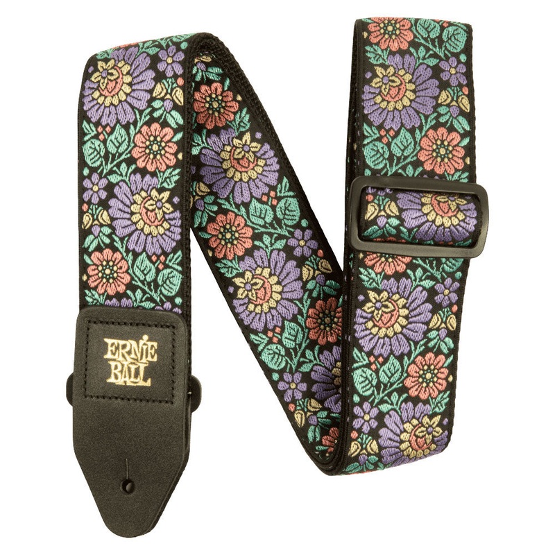 ernie-ball-p05340-jacquard-design-polypro-2-in-guitar-strap-evening-bloom Ernie Ball P05340 Jacquard Design Polypro 2 in. Guitar Strap - Evening Bloom