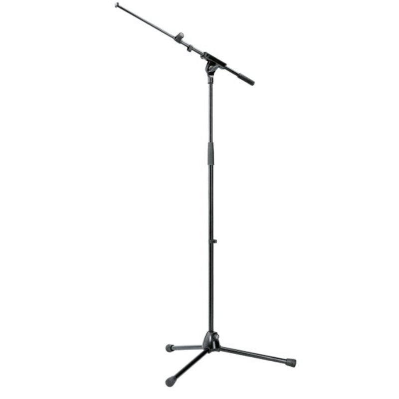 k-m-microphone-boom-stand-soft-touch-black K&M Microphone Boom Stand - Soft Touch Black