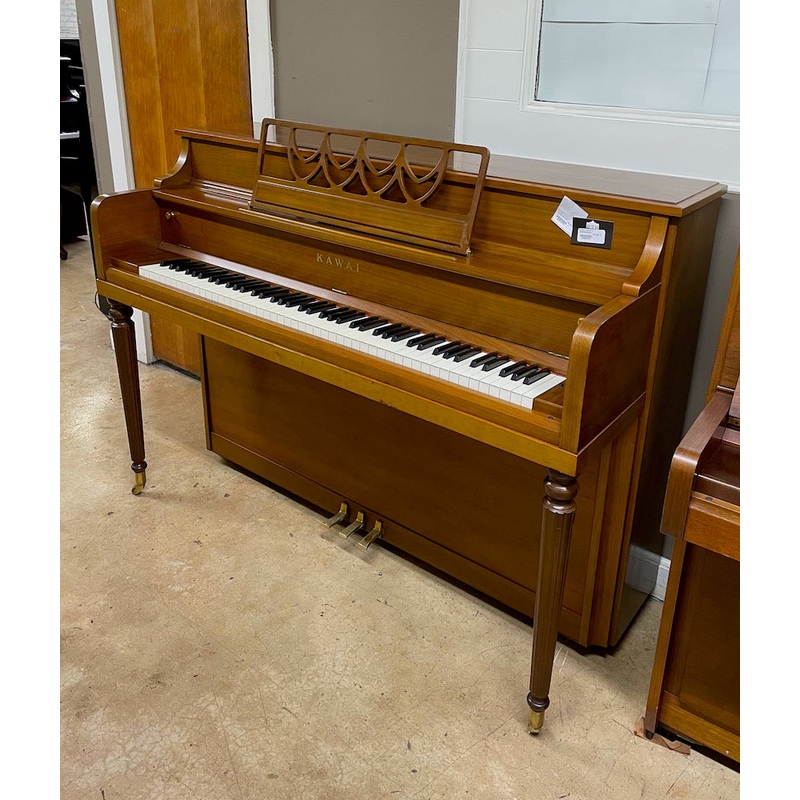 kawai-console-piano-satin-walnut-used Kawai Console Piano | Satin Walnut | Used