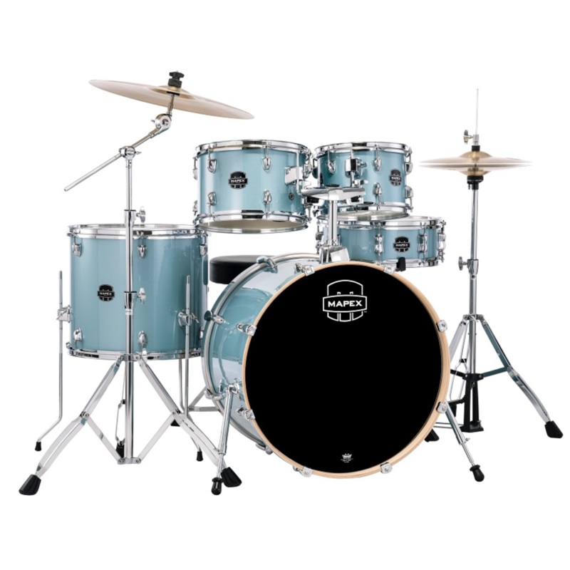 mapex-venus-rock-drum-kit-22-kick-complete-kit-aqua-blue-sparkle Mapex Venus Rock Drum Kit 22" kick- Complete Kit - Aqua Blue Sparkle
