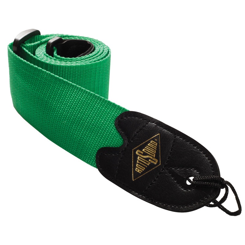 rotosound-green-webbing-strap Rotosound Green Webbing Strap