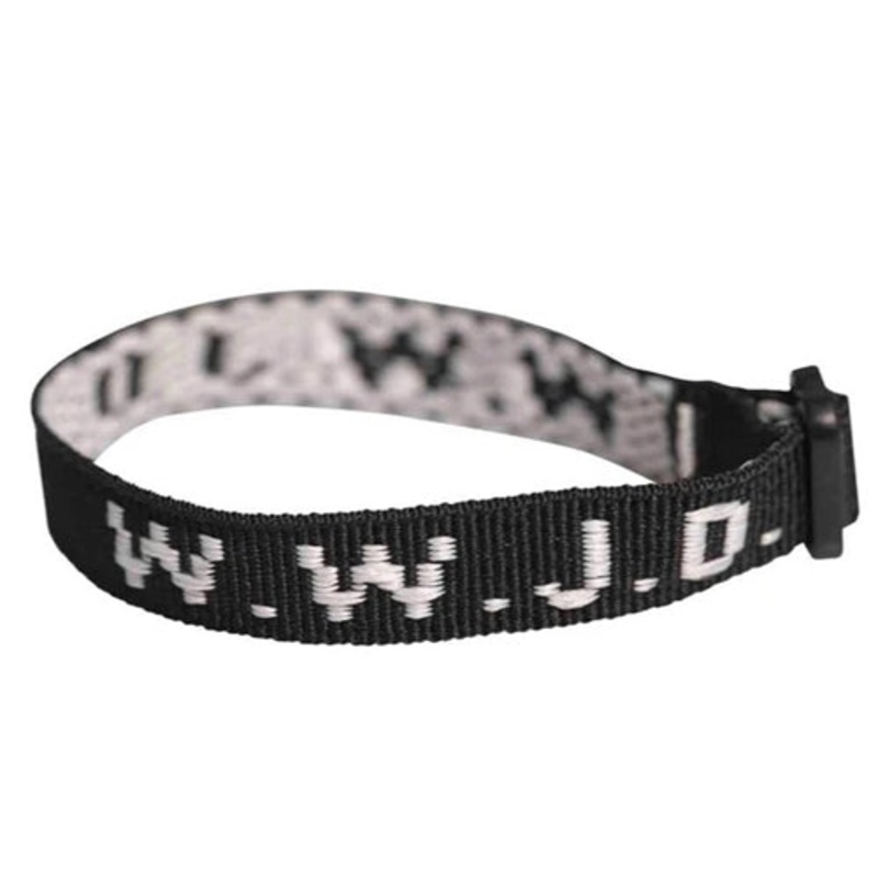 wriststrap-what-would-jesus-do-black Wriststrap - What Would Jesus Do Black
