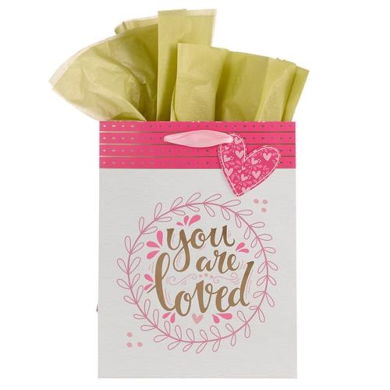 gift-bag-with-card-1-john-419-you-are-loved Gift Bag With Card -1 John 419 You Are Loved