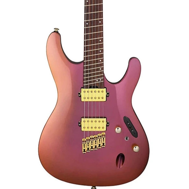ibanez-axe-design-lab-sml721-electric-guitar-rose-gold-chameleon Ibanez Axe Design Lab SML721 Electric Guitar - Rose Gold Chameleon