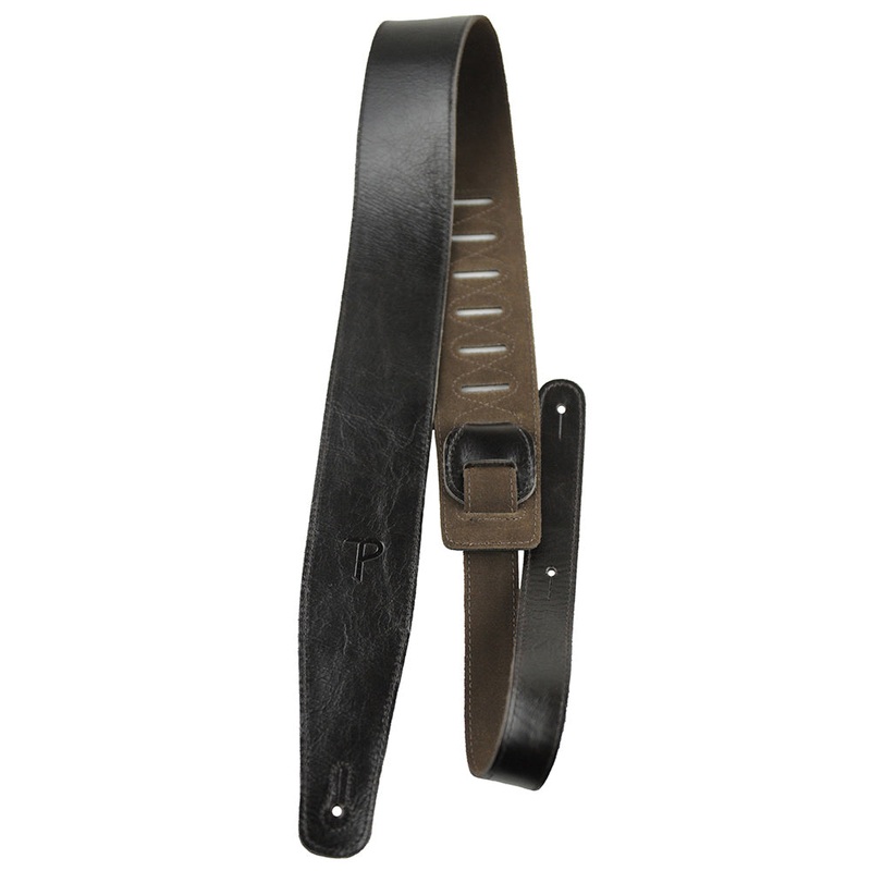 perris-leathers-2-5-leather-guitar-strap-black Perris Leathers 2.5" Leather Guitar Strap - Black