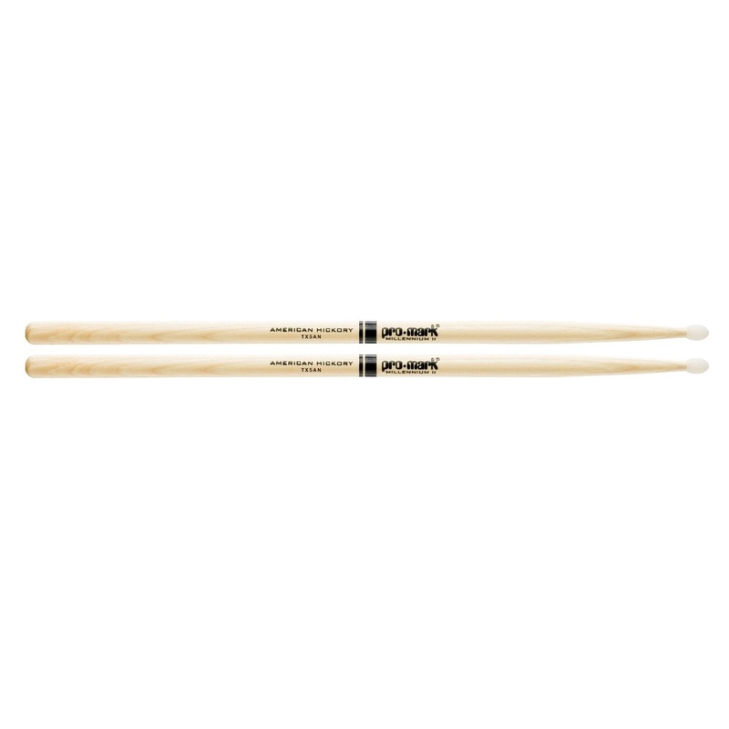 promark-tx5an-drumstick-5a-nylon-tip-american-hickory Promark TX5AN Drumstick 5A Nylon Tip American Hickory