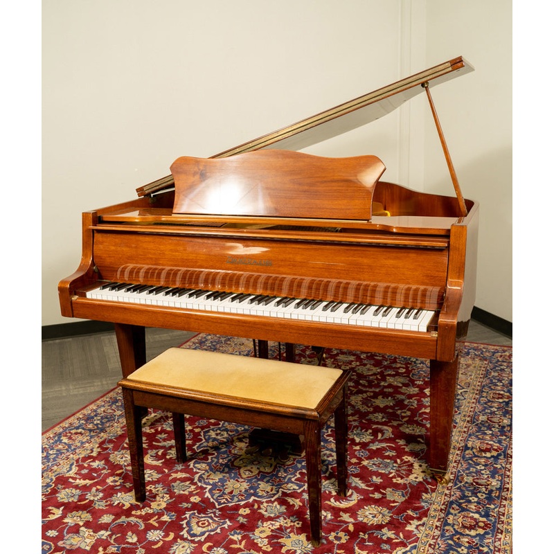 zimmermann-baby-grand-piano-polished-walnut-used Zimmermann Baby Grand Piano | Polished Walnut | Used