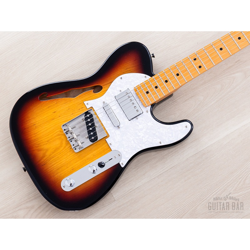2011-fender-telecaster-thinline-special-tn-spl-sunburst-w-usa-pickups-japan-mij 2011 Fender Telecaster Thinline Special TN-SPL Sunburst w/ USA Pickups, Japan MIJ
