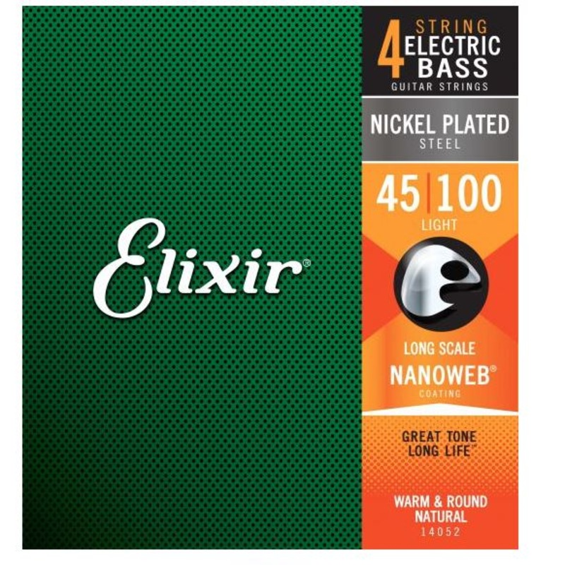 elixir-nickel-wound-bass-4-string-45-100 ELIXIR NICKEL WOUND BASS 4-STRING 45-100