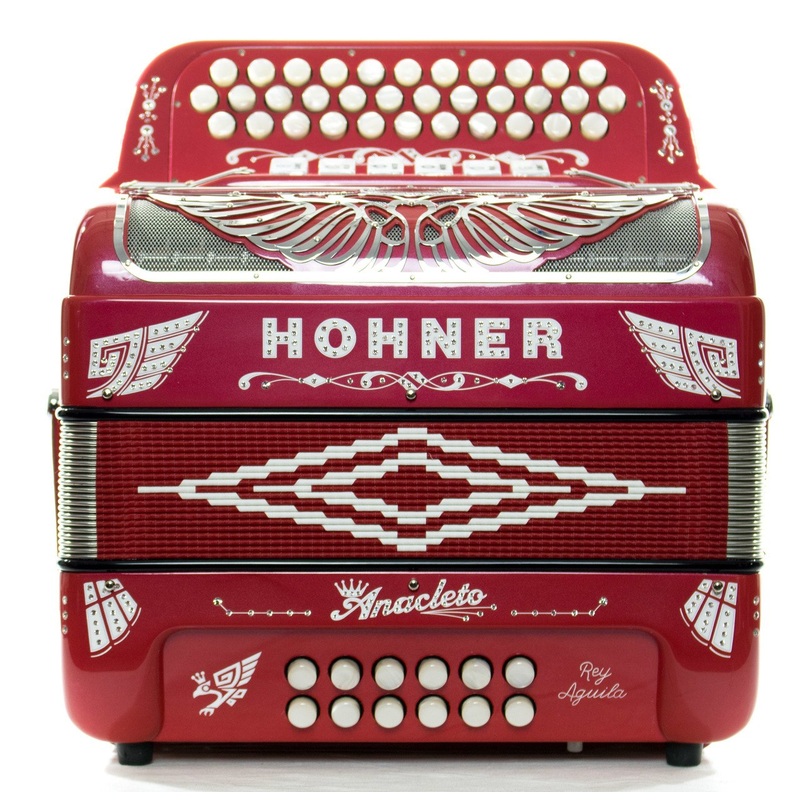 hohner-anacleto-rey-aguila-tt-fbe-ead-compact-accordion-red-new Hohner Anacleto Rey Aguila TT FBE/EAD Compact Accordion Red | New