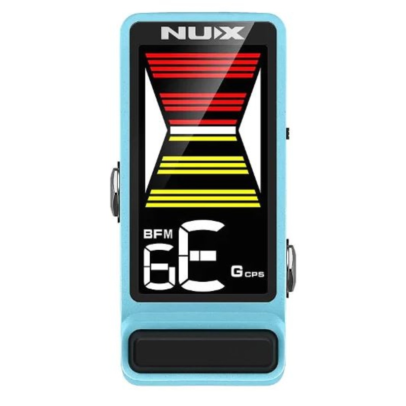 nux-flow-tune-mini-pedal-tuner-blue Nux Flow Tune - Mini Pedal Tuner - Blue