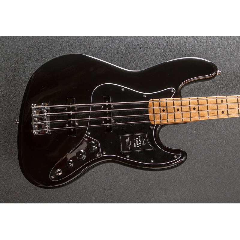 player-ii-jazz-bass-black-w-maple Player II Jazz Bass - Black w/Maple