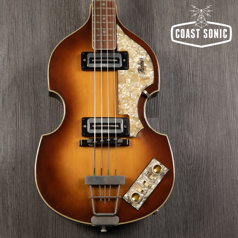 vintage-1970-hofner-500-1-violin-bass-made-in-germany-beatle-bass Vintage 1970 Hofner 500/1 Violin Bass Made in Germany Beatle Bass