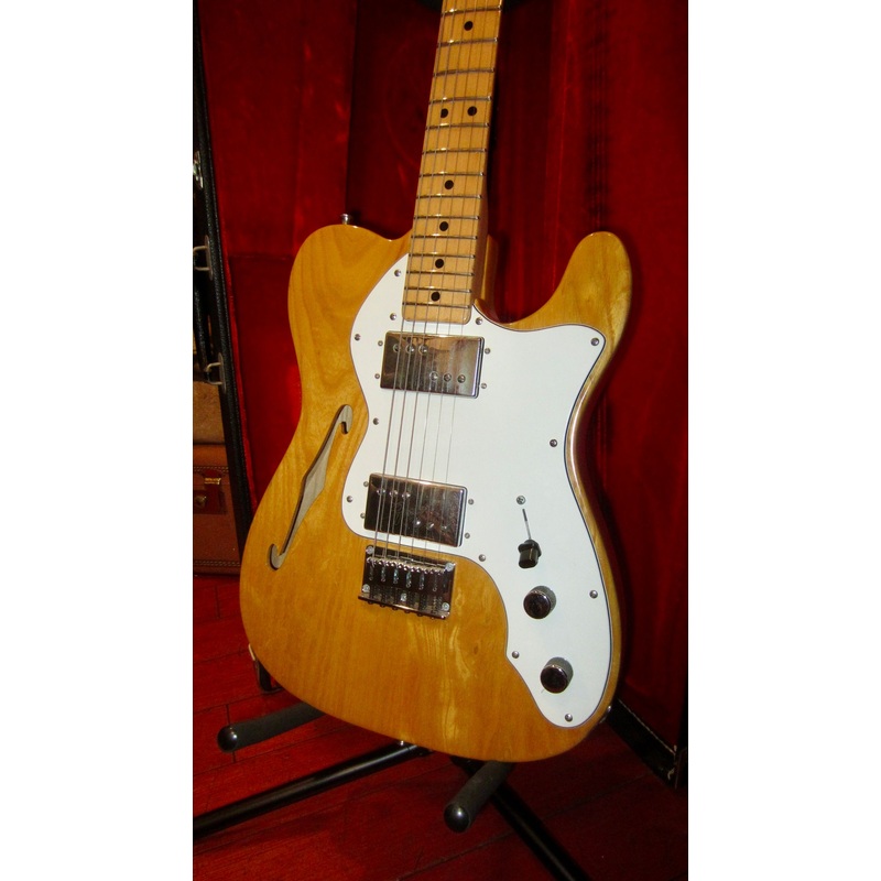 1976-fender-thinline-telecaster-natural-w-original-hardshell-case 1976 Fender Thinline Telecaster Natural w/ Original Hardshell Case