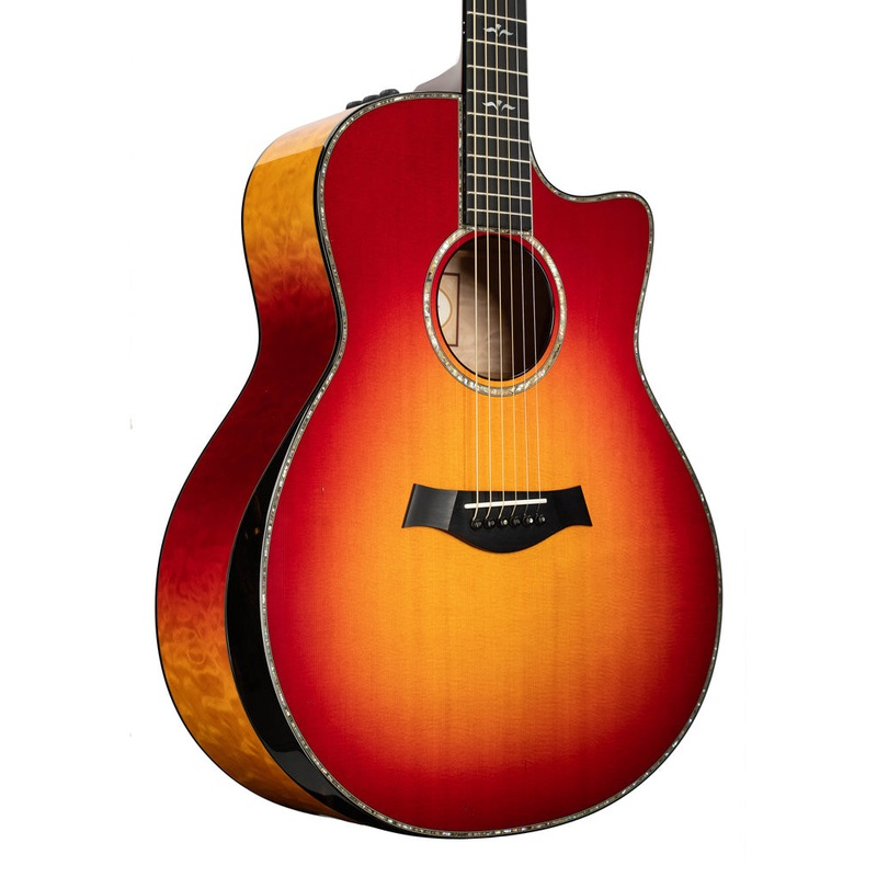 pre-owned-taylor-custom-grand-orchestra-spruce-maple-cutaway-acoustic-electric-guitar-used Pre-Owned Taylor Custom Grand Orchestra Spruce/Maple Cutaway Acoustic-Electric Guitar | Used