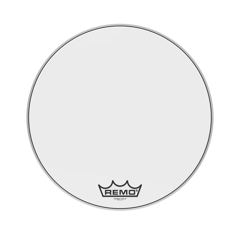 remo-24-white-powermax-ultra-marching-bass-drumhead Remo 24" White Powermax Ultra Marching Bass Drumhead