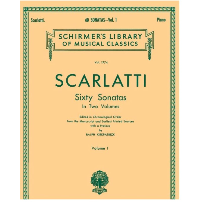 scarlatti-60-sonatas-vol-1-piano-ed-kirkpatrick Scarlatti - 60 Sonatas Vol 1 Piano Ed Kirkpatrick