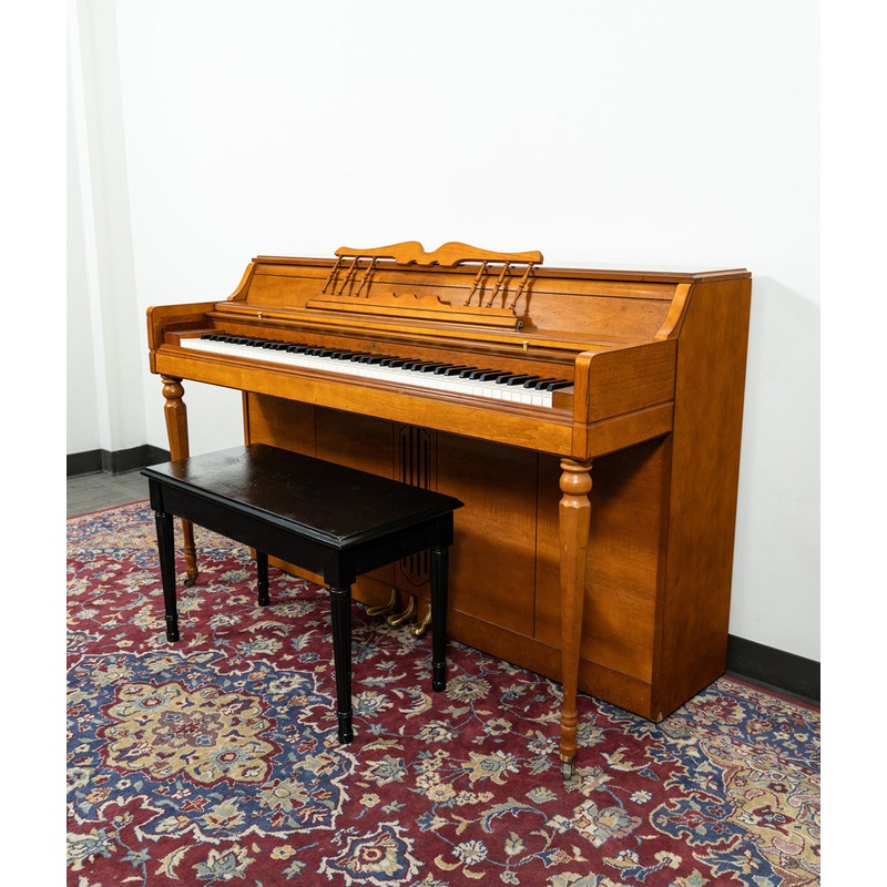 wurlitzer-classic-upright-piano-satin-walnut-sn-1133367-used Wurlitzer Classic Upright Piano | Satin Walnut | SN: 1133367 | Used