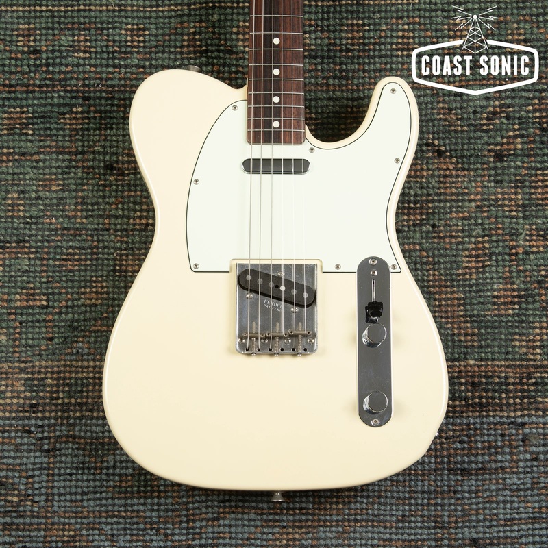 2015-fender-62-reissue-telecaster-tl62-us-made-in-japan-vintage-white 2015 Fender '62 Reissue Telecaster TL62-US Made in Japan - Vintage White