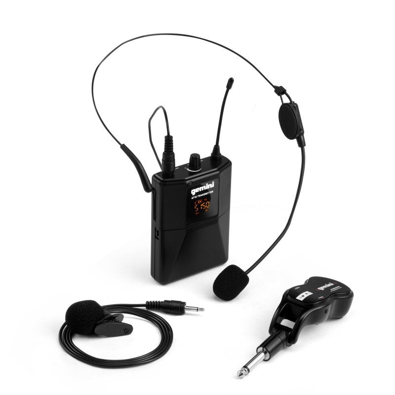 gemini-gmu-hsl100-uhf-wireless-headset-microphone-system Gemini GMU-HSL100 UHF Wireless Headset Microphone System