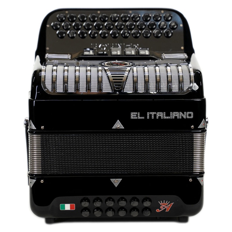 hohner-anacleto-el-italiano-iii-5-switch-compact-gcf-accordion-black-used Hohner Anacleto El Italiano III 5 Switch Compact GCF Accordion - Black | Used