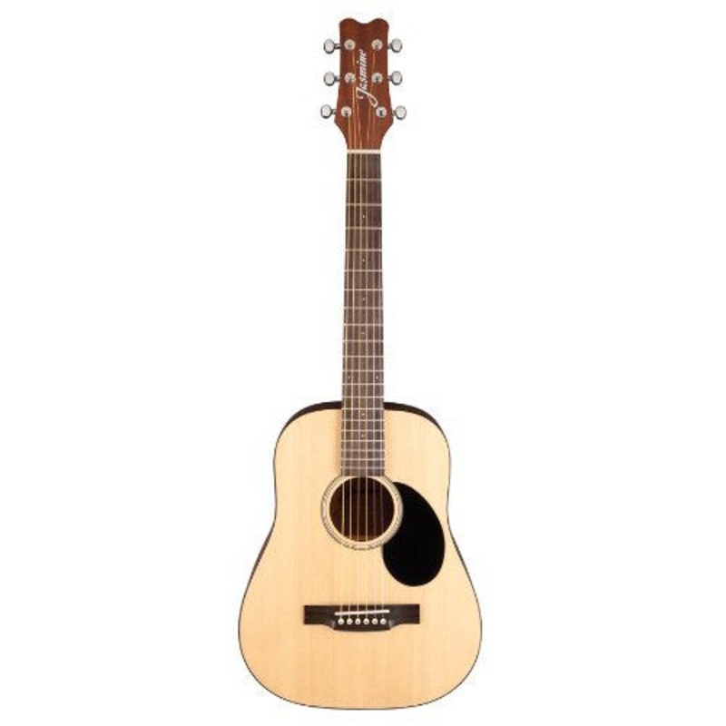 jasmine-jm10-nat-mini-dreadnought-acoustic-guitar-with-gig-bag-natural Jasmine JM10-NAT Mini Dreadnought Acoustic Guitar with Gig Bag-Natural