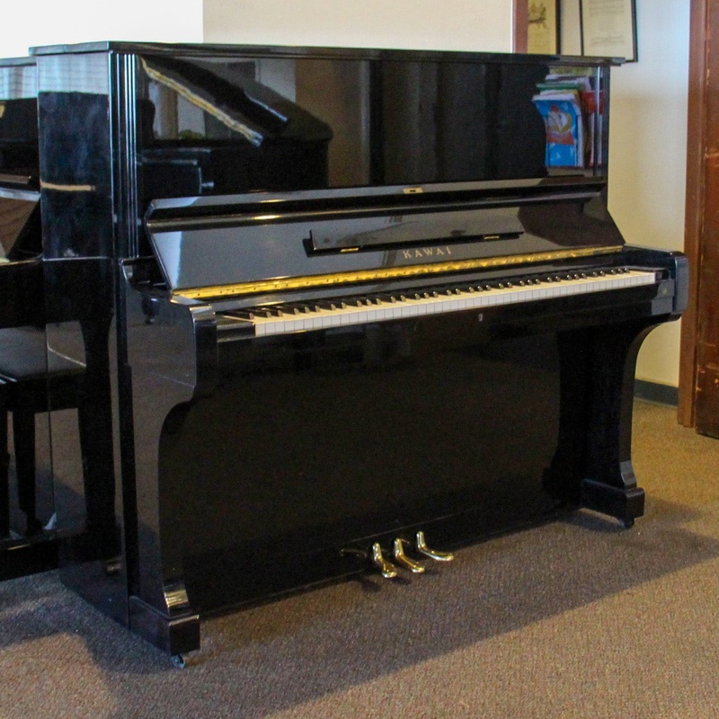 kawai-52-bl-61-studio-upright-piano-polished-ebony Kawai 52" BL-61 Studio Upright Piano | Polished Ebony