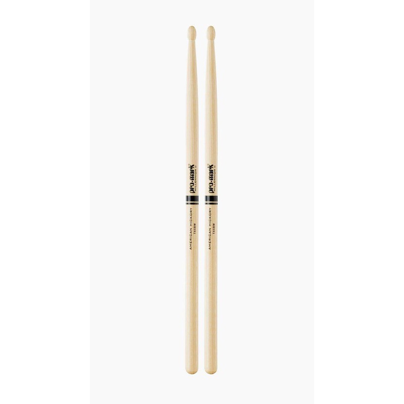 promark-hickory-5b-wood-tip-sticks Promark Hickory 5B Wood Tip Sticks